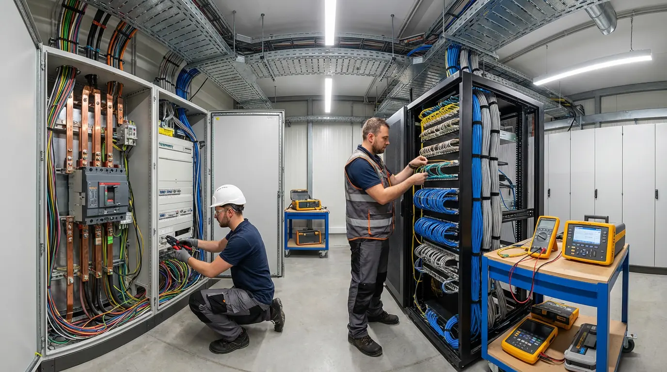 Kompleksowe wykonywanie instalacji elektrycznych i teletechnicznych, montaż rozdzielnic w Nieporęcie, Markach i całym powiecie legionowskim.