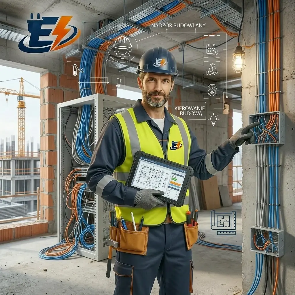 Profesjonalny nadzór budowlany oraz kierowanie budową w specjalności elektrycznej i teletechnicznej